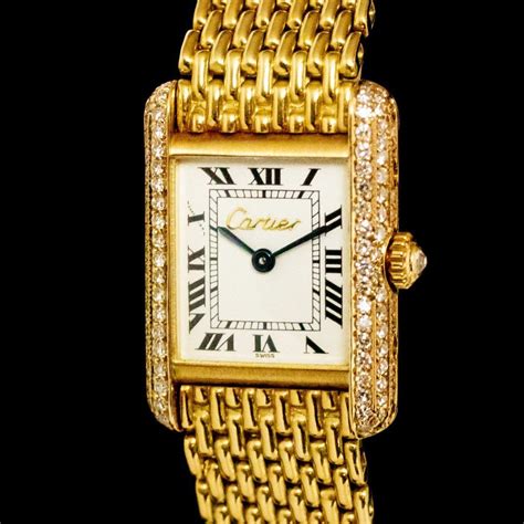 cartier tank diamond|cartier tank louis diamond.